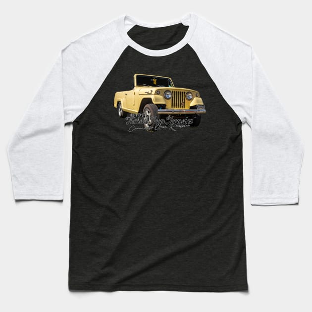 1966 Kaiser Jeep Jeepster Commando Open Roadster Baseball T-Shirt by Gestalt Imagery